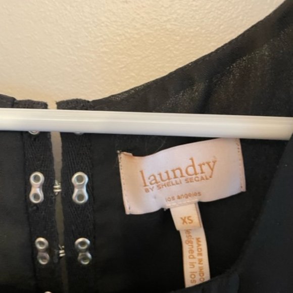 Laundry By Shelli Segal -  black top - Picture 3 of 4